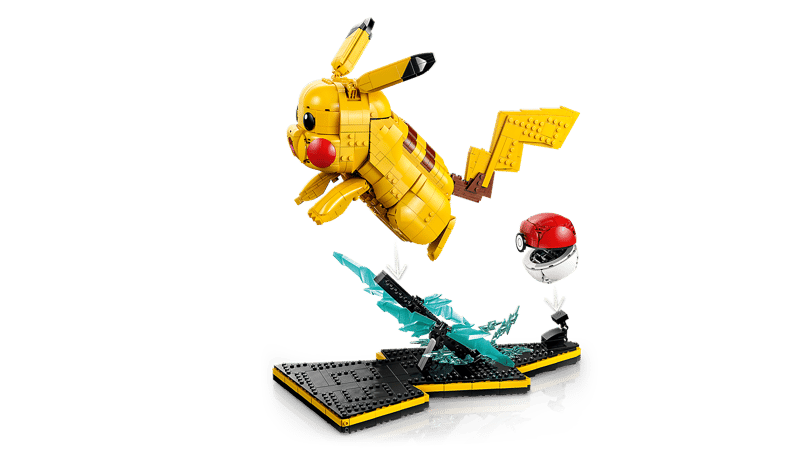 Pikachu und Pokéball